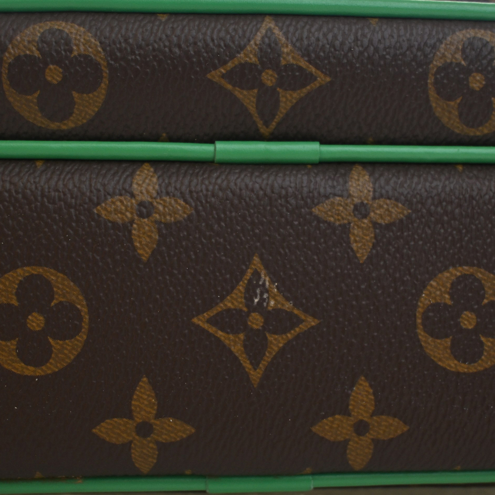 Pre-Loved Louis Vuitton Monogram Macassar S Lock Messenger Bag - Picture 8 of 12